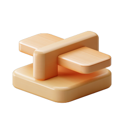 3D Gold Cross Plus Sign Icon | Realistic Rendered Symbol