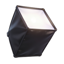 Premium 3D Leather Cube Box Icon | Isometric Design