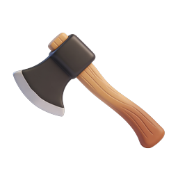 3D Hammer Icon - Realistic Tool Design