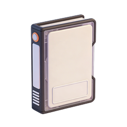 3D Notebook Icon | Modern E-Reader & Journal