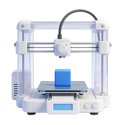 3D Printer Icon | Modern Additive Manufacturing Design
