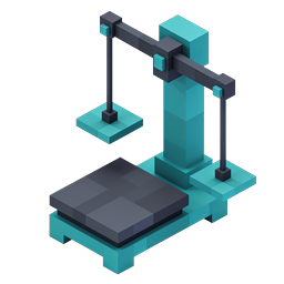 3D Printer Isometric Technology Icon
