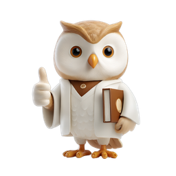 Academic Owl Icon for Education and Learning