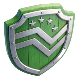 Achievement Shield Badge Icon - 3D Military Crest