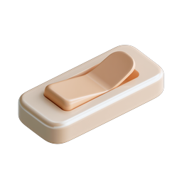 3D Adhesive Bandage Icon | Medical First Aid Illustration
