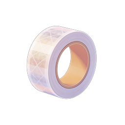 Realistic 3D Adhesive Tape Roll Icon - Office Supply