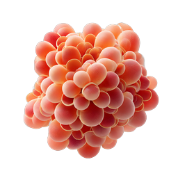 Adipose Cell Cluster 3D Medical Icon