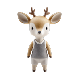 Adorable Cute Deer Icon for Children's Projects