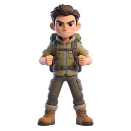 Adventure Hiker Icon for Outdoor Activities