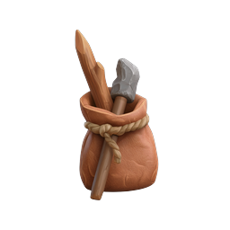 Icono de saco de botín de aventurero - Recurso para juegos de fantasía