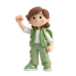 Adventurous Kid Icon for Youthful Exploration