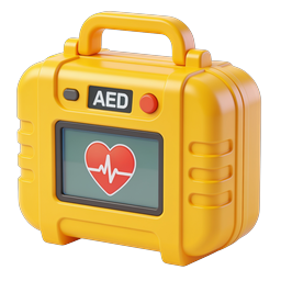 AED Defibrillator Medical Icon - Emergency Heart Device