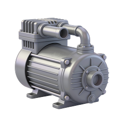 Industrial Air Compressor Pump 3D Icon