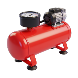 Air Compressor Tank Icon | Industrial Pressure Equipment