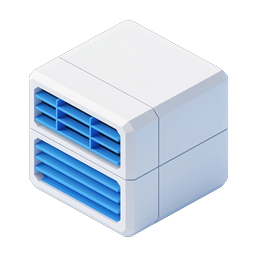 Air Conditioner Unit Icon | Isometric 3D HVAC Design