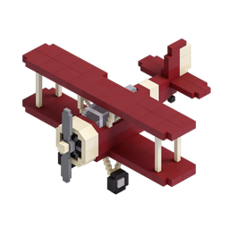 Stylized Biplane Icon for Travel & Aviation Use