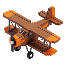 Pixelated Airplane Icon for Creative Projects