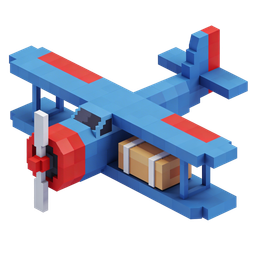 Playful Delivery Plane Icon for Transport Solutions