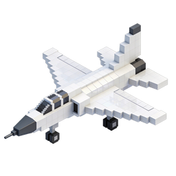 Pixel Airplane Icon - Creative Transport Design