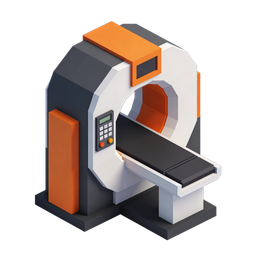 Isometric CT Scan Machine Icon for Medical Use