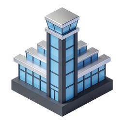 Modern Building Icon for Real Estate and Architecture