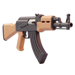 3D-Clay-Icon AK-47-Sturmgewehr
