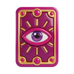 Mystical All-Seeing Eye Tarot Card Icon