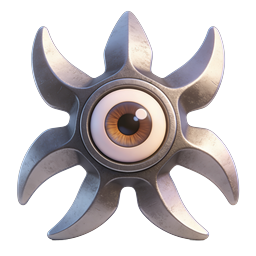 All-Seeing Eye Shuriken Metal Emblem Icon
