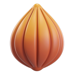 Almond Nut Icon - 3D Realistic Food Illustration
