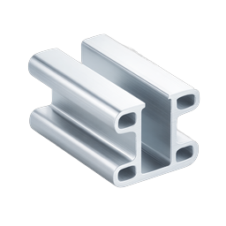 Aluminum Extrusion Profile Icon | Industrial Metal Framing