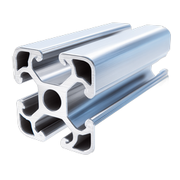 Aluminum T-Slot Extrusion Profile Icon | Industrial Metal