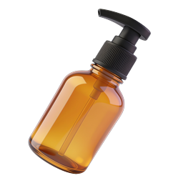 Amber Soap Dispenser Bottle 3D Icon