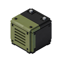 Icono de caja de municiones isométrica | Caja de municiones militares