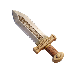 Ornate Medieval Fantasy Sword Game Icon