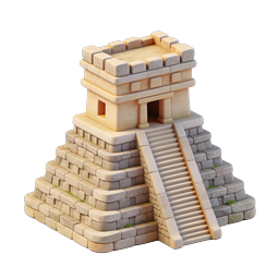 Stylized Ancient Pyramid Icon for Cultural Themes