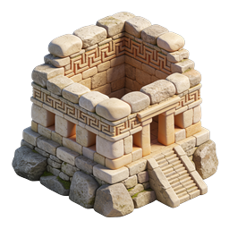 Ancient Ruins Icon for Historical Content