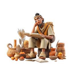 Ancient Scribe Icon - Educational Symbol of Knowledge
