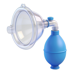 Anesthesia Resuscitator Bag Medical Icon 3D
