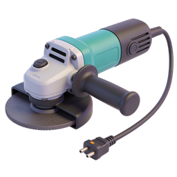 Modern Angle Grinder Icon for Power Tool Design