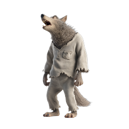 Realistic Anthropomorphic Wolf Character 3D Render