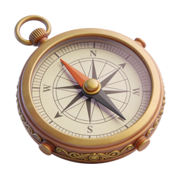 Vintage Compass Icon - Navigation & Exploration Design