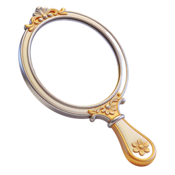 Elegant Decorative Mirror Icon for Beauty and Design