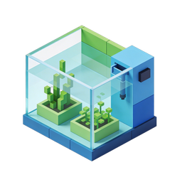 Stylized Aquarium Icon for Nature Projects