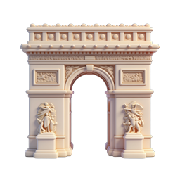 Elegant Arc de Triomphe Icon for Design Projects