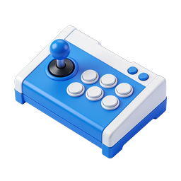 Arcade Fight Stick Controller 3D Icon