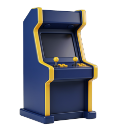 Klassisches Arcade-Spielautomat-Icon - Retro-Gaming-Maschine