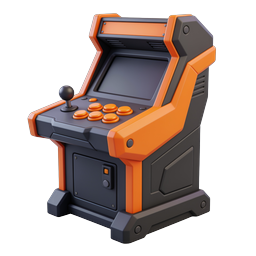 Stylisiertes Arcade-Spielautomat-Icon | Retro-Gaming