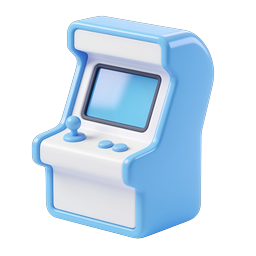 Retro Arcade Machine 3D Icon - Classic Gaming Cabinet