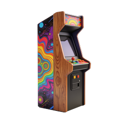 Retro Arcade Machine Icon | Classic Gaming Cabinet