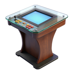 Classic Arcade Gaming Machine Icon - Retro Game Cabinet